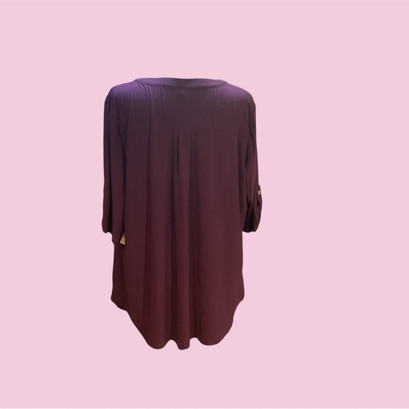 WOMENS SIZE 2X PULLOVER BLOUSE BY PER SEPTION WOMEN NEW WITH TAGS - Picture 2 of 3